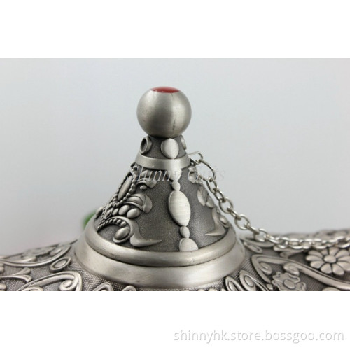 Shinny Gifts Metal Antique Brass Oil Lamp